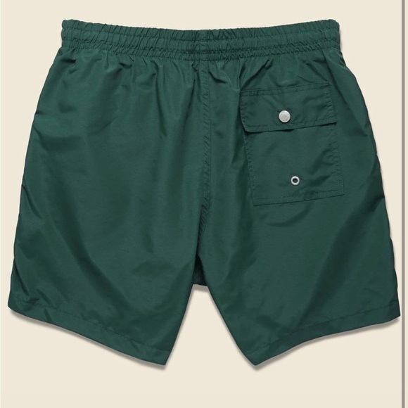 Bather Men’s Solid Swim Trunks Pine Green Size XXL - Picture 3 of 9